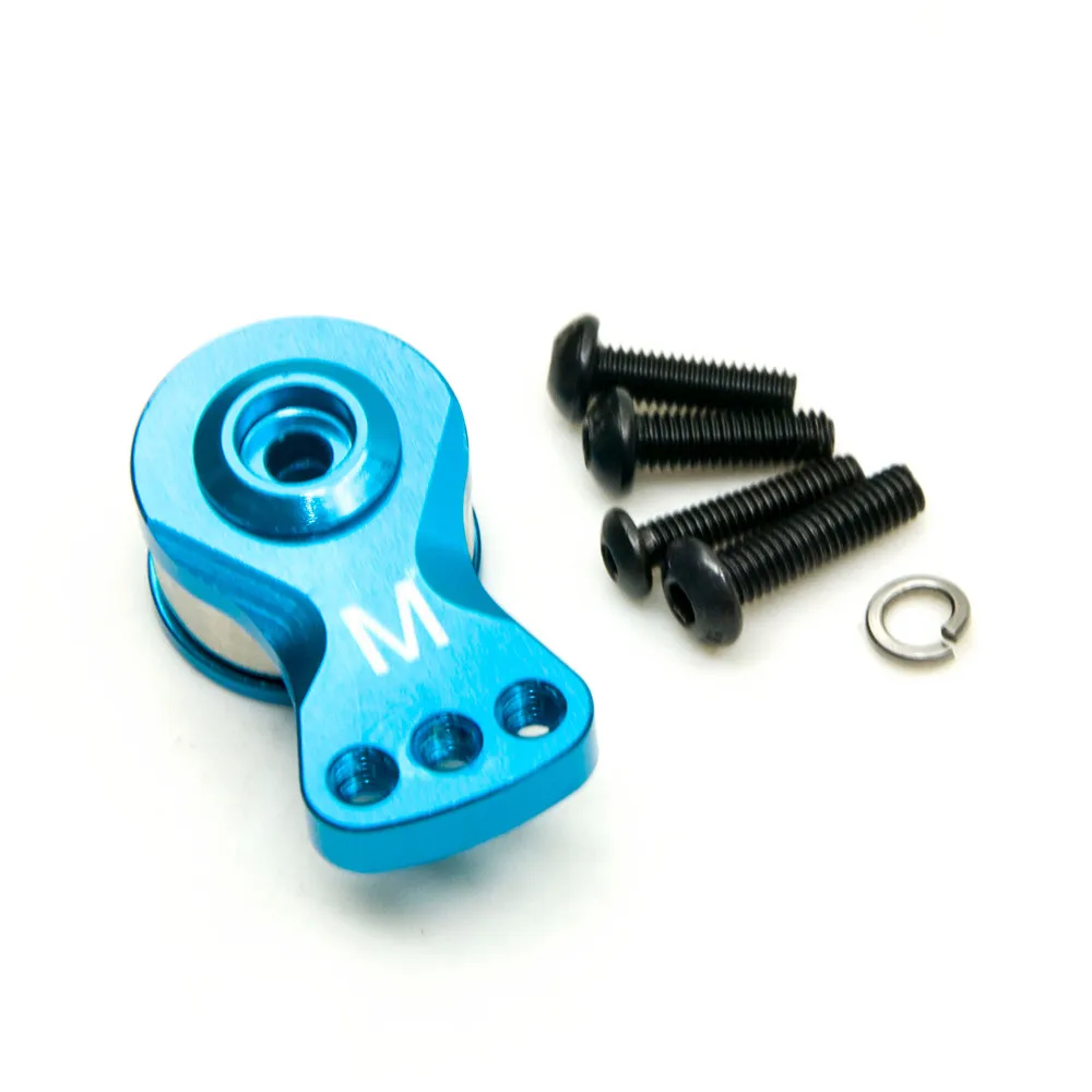MIBIDAO Aluminiumlegierung 25T verstellbare Servoarmhorn für 1/10 RC Auto LKW Hubschrauber Boot Modell Upgrade Teile – Detail 8