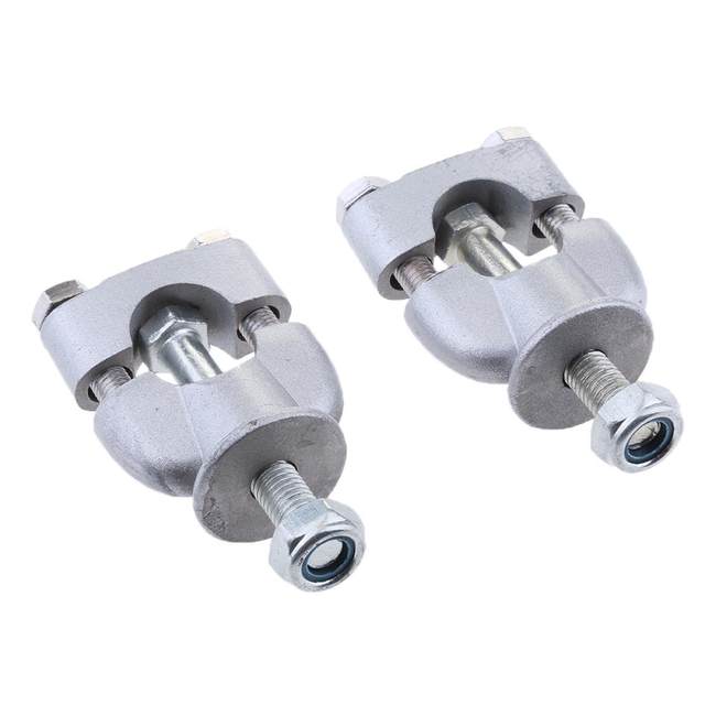 Pair 7/8` Handlebar Riser Mount Clamp Adapters for Motorcycle Dirt Bike ATV Universal Pair 7/8` Handlebar Riser Mount Clamp Adapters for Motorcycle Dirt Bike ATV Universal
