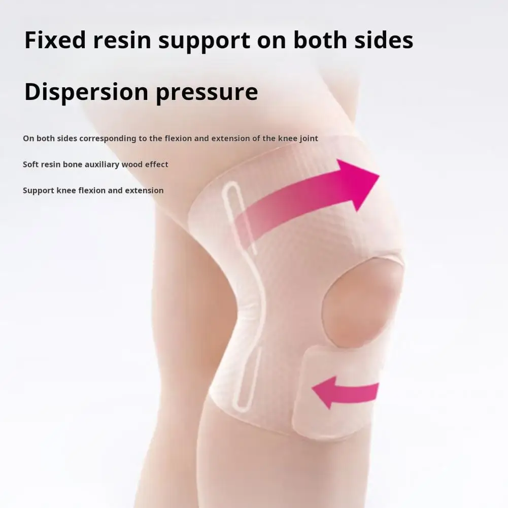 Thin Knee Pad Summer Knee Gear High Elasticity Unisex Brace with Ultrathin Breathable Fabric for Sports
