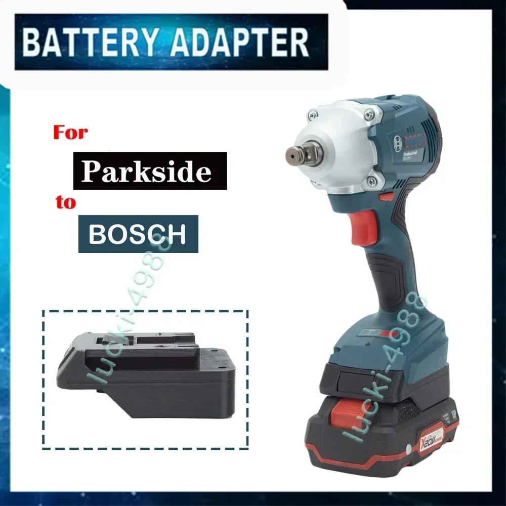 Adattatore Di Conversione Batteria Per Parkside Lidl X20V Team Li-Ion A Bosch 18V Power Cordless Tools (Non Includere Strumenti E Batteria)