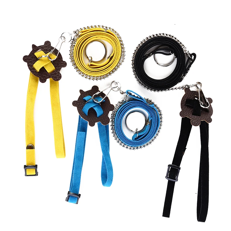 Rabbit Harness Set Rabbit Harness and Leash Set Pet Harness Reptile Leash Turtle Lizard Adjustable Outdoor Training Soft Strap Tortoise Reptile Adjustable Leashe Pet Supplies
