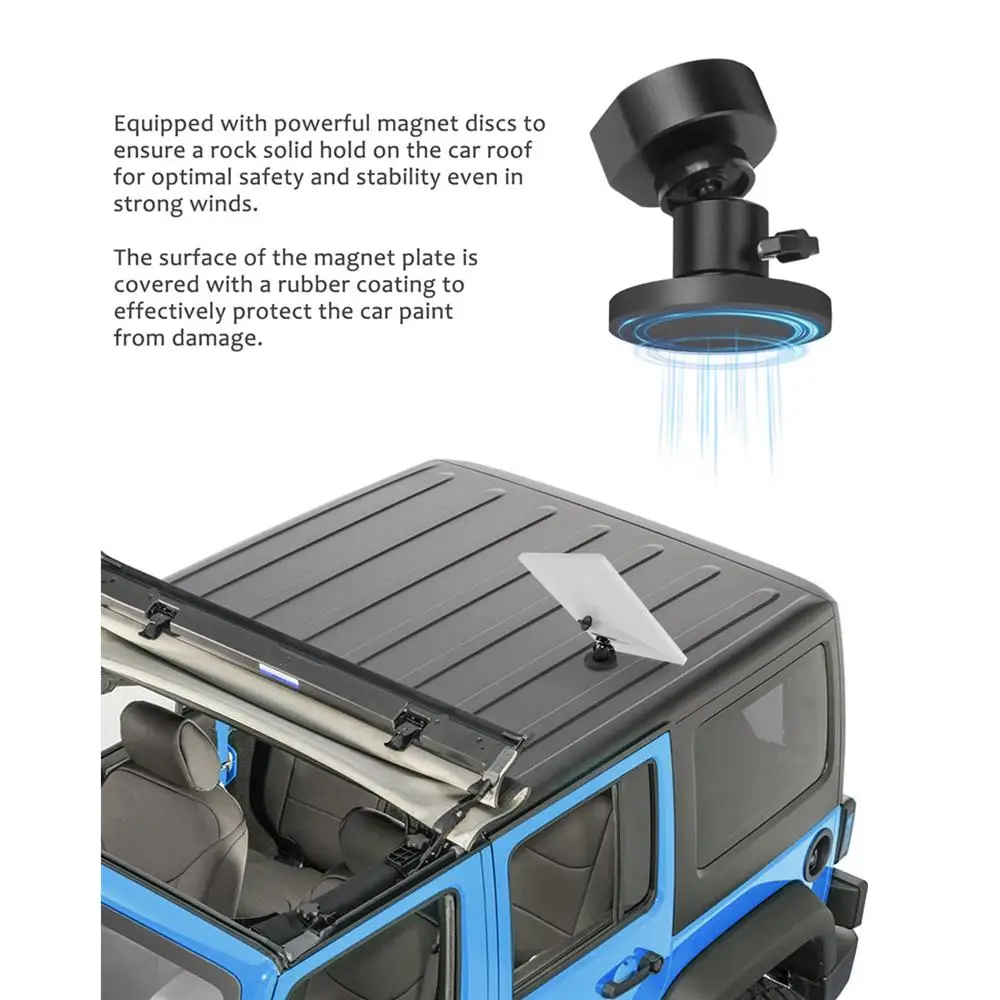 Magnetic Bracket For Starlink Mini Car Adjustable Mount Holder Used for RV Roof Surface Starlink Mini Accessories starlink mount bracket