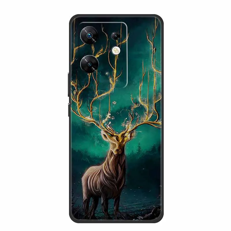 Sleek Black Silicone Shockproof Phone Case - Soft, Durable Back Cover for Enhanced Protection (6.78)