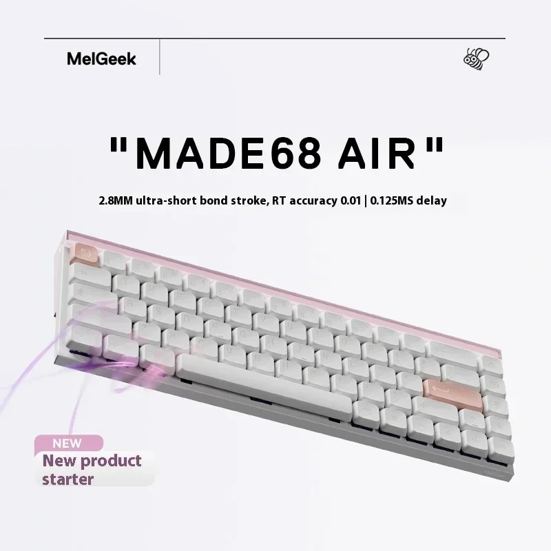 MelGeek MADE68 AIR 低磁気スイッチゲーミングキーボード E