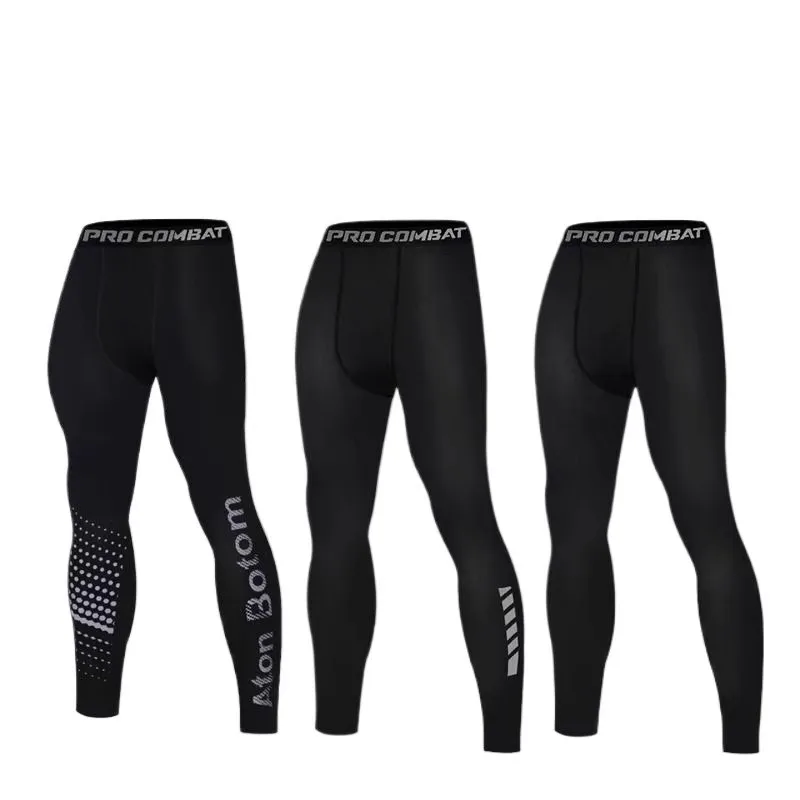 Men's 9-Point Basketball Leggings Sports Training Fitness Ice Silk Breathable Leggings Running Summer Spring Autumn Quick Drying - 5