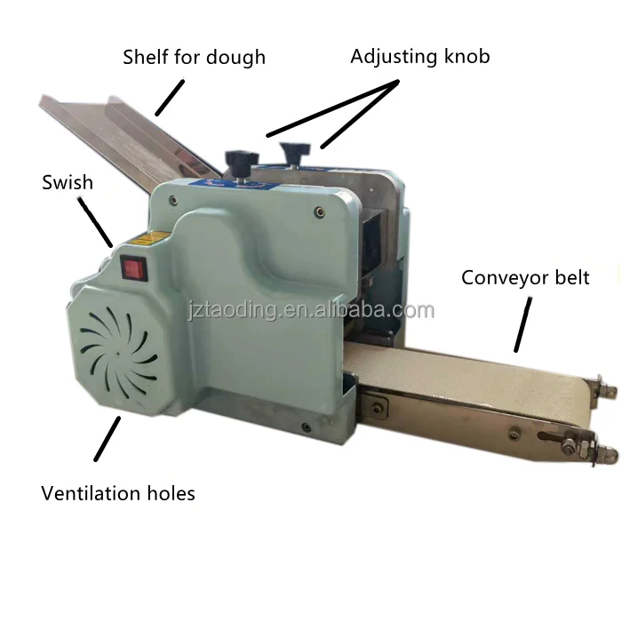 Description Picture 5 of itemRound/Square mini dumpling wrapper machine empanada skin roti making machine for home noodles forming chapati maker electric