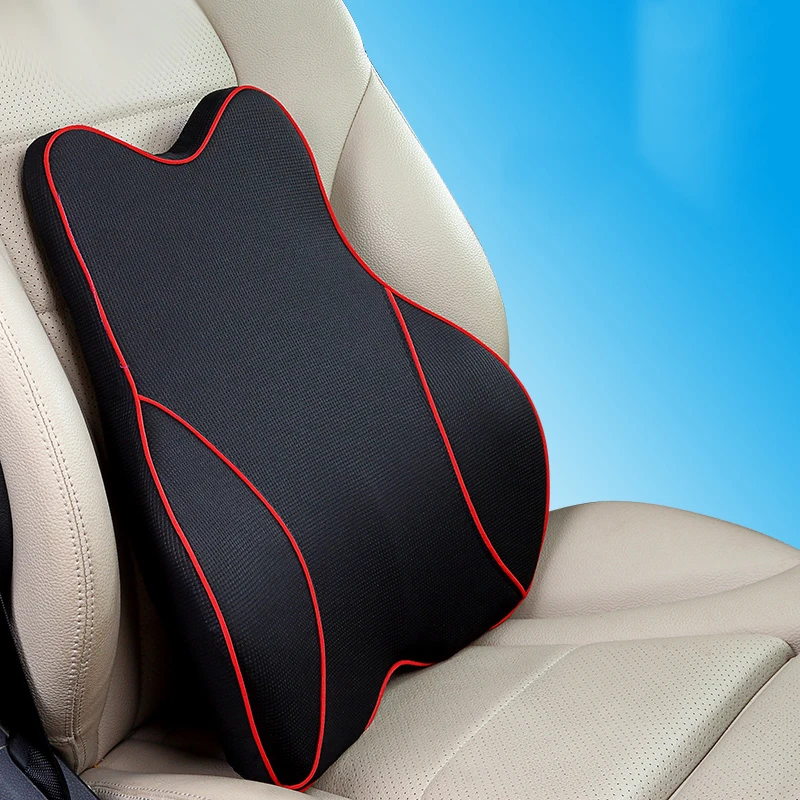 Car Lumbar Pillow Memory Foam Lumbar Support Cushion Car Low Back Pain