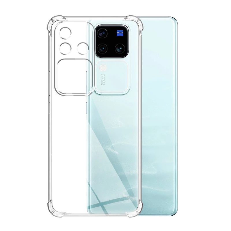 Shockproof Clear Silicone Soft Phone Case - Durable Back Cover s