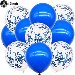 Dark Blue Party Tableware Set - Plates, Napkins, and Cups for Birthdays and Baby Showers (10pcs Balloons)