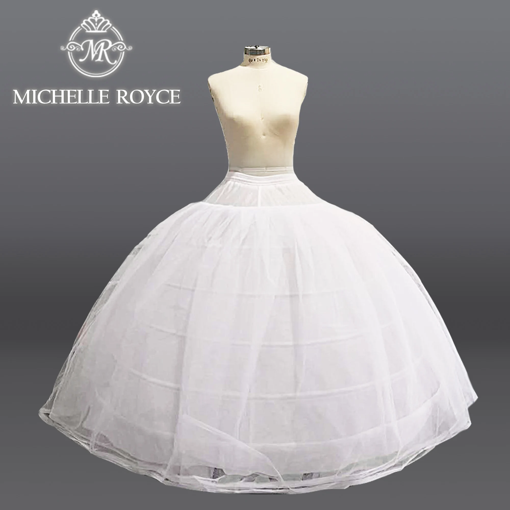 

Michelle Royce Extra large and plump Petticoat For Ball Gown Dress Underskirt Half Slips Wedding Accessories Free Shipping