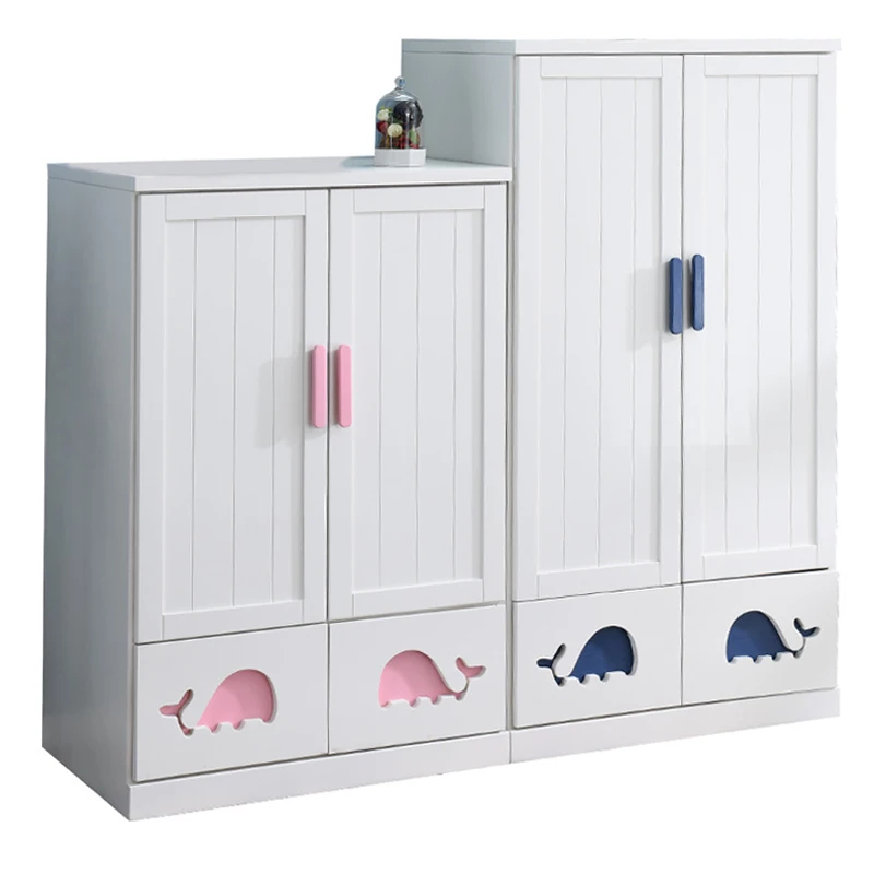 Bedroom Wardrobes Closet Kids Cabinet Dressers Apartment Storage Organizer Boy Shelves Penderie Enfant Modern Furniture CY50CW