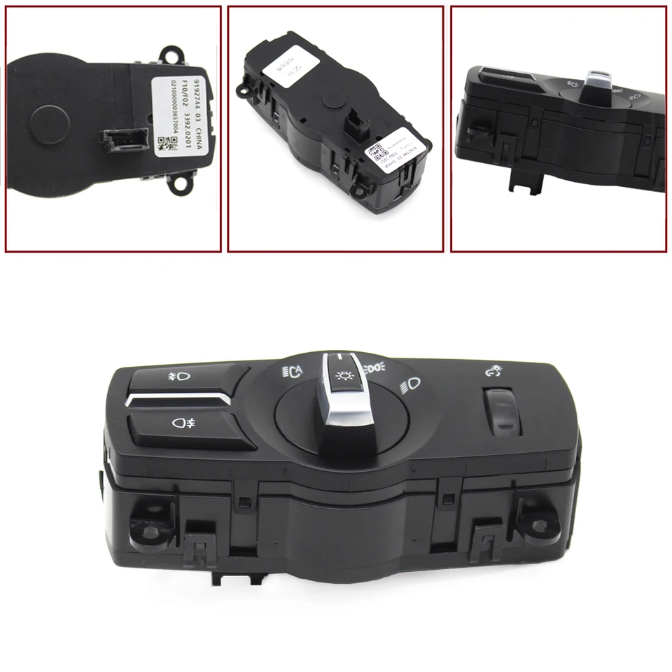Interruttore Pulsante Fendinebbia Per BMW Serie 5/7/X3/X4 – Sostituzione Originale Nero