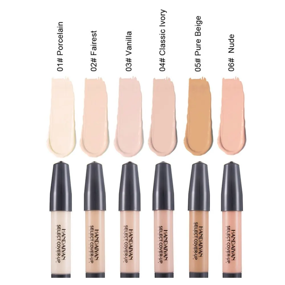 Brand 12 Color Matte Makeup Foundation Full Coverage Waterproof Concealer Long Lasting Natural Brighten Face Base Make Up Cream