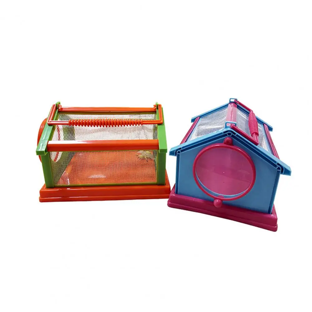 House Shape Foldable Portable Butterflies Cage Butterflies Mesh Terrarium Habitat Net Box Garden Supplies