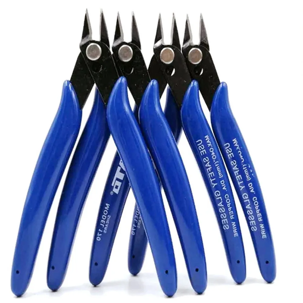 Electronic Plier Side Slicing Nipper Steel DIY Mini Diagonal Jewelry Wire Cable Slicer Manual Round Pliers Cutter | Инструменты