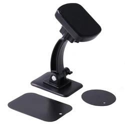 Universal Magnetic Car Phone Holder Stand - Secure Mount (Black)