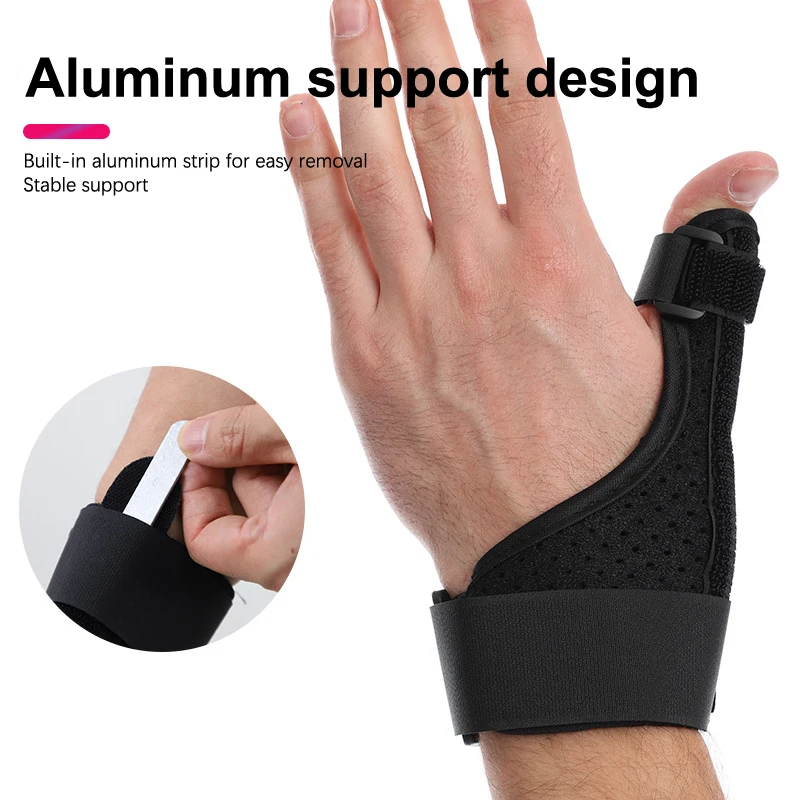 

1pc Adjustable Wrist Splint Brace Thumb Support Stabilizer Finger Protector Sports Respiratory Support Wrist Guards Protector