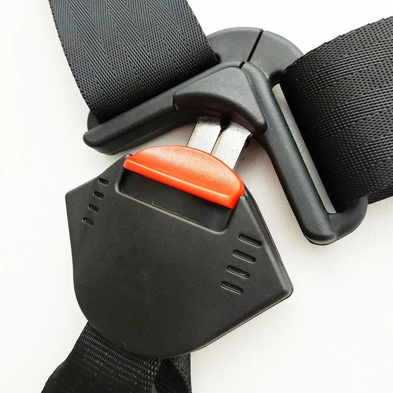 Baby Basket Harness Lock Latch Car Seat Safety Belt Children 5 Points Seat Belt Horn Buckle Adjustable Shoulder Croch PAD children strap buckle
