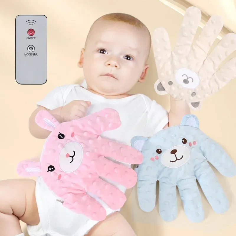 Baby Electric Soothing Palm Sleep Pillow Newborn Heated Remote Control Simulated Palm Slapping Sleep Pad Baby Care Accessories 6
