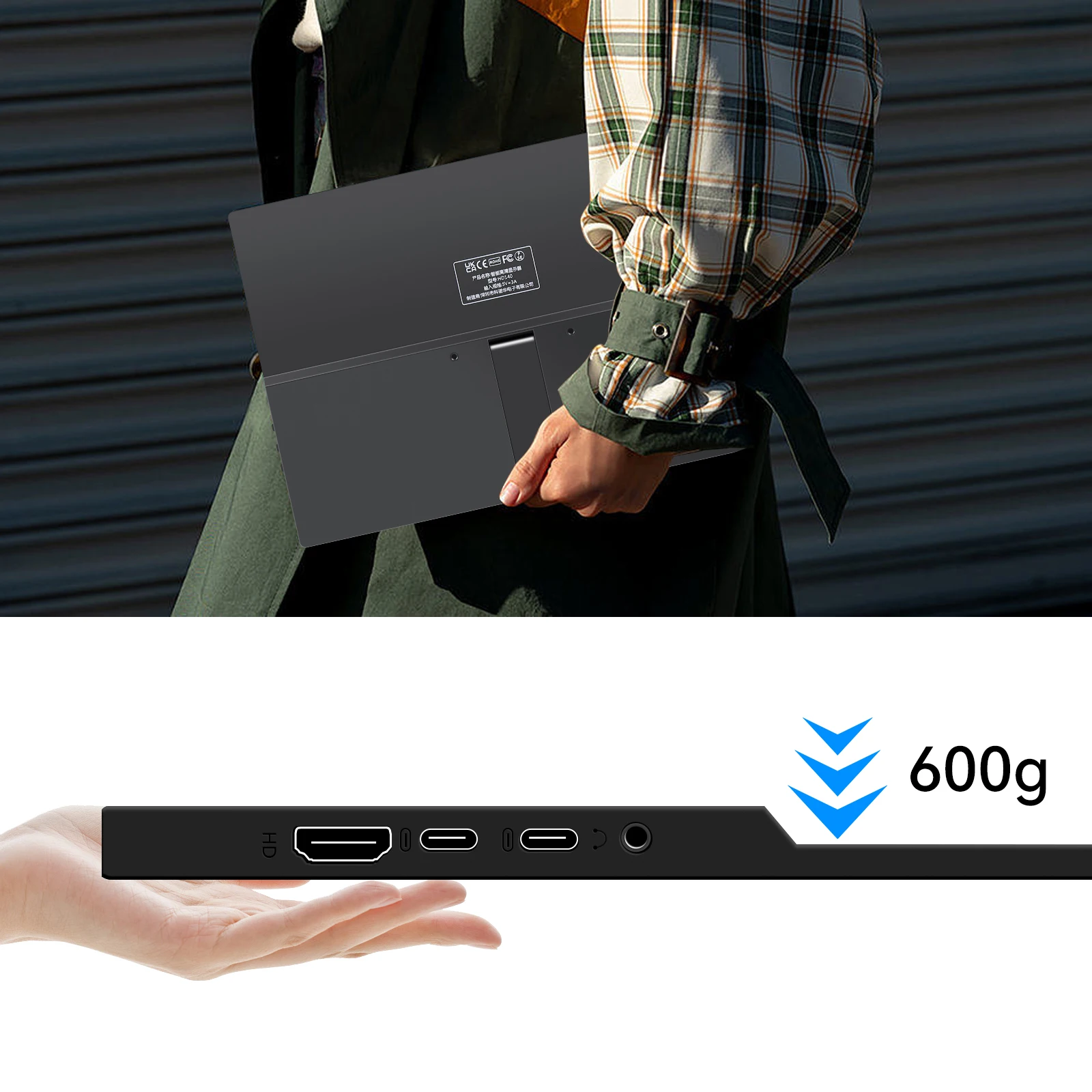 14 ġ ޴ ġ , 1080P IPS ÷, Ʈ PC ޴  Xbox PS5 PS4 ġ ܺ , USB C/HDMI