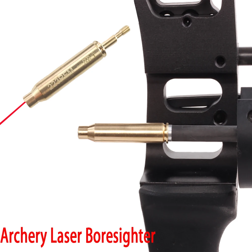 Tactical 223REM Red Dot Laser Boresighter Arrow Laser Sighting Tool for