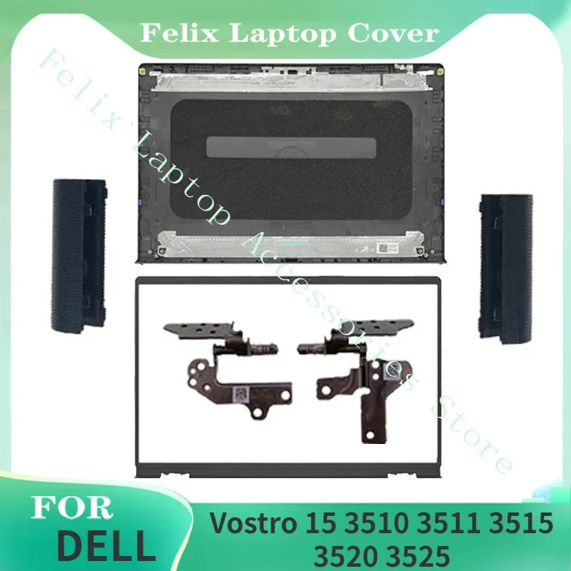 Laptop cover for Dell Vostro 15 3510 3511 3515 3520 3525 0DWRHJ Rear Lid TOP case LCD Back Cover/Front Bezel/Hinges L&R