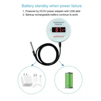 KONLEN Tuya Wifi Temperature Sensor 3m Probe Wire Digital Thermometer Smart Life Home Water Pool Freezer Thermostat Remote Alarm - Image 5