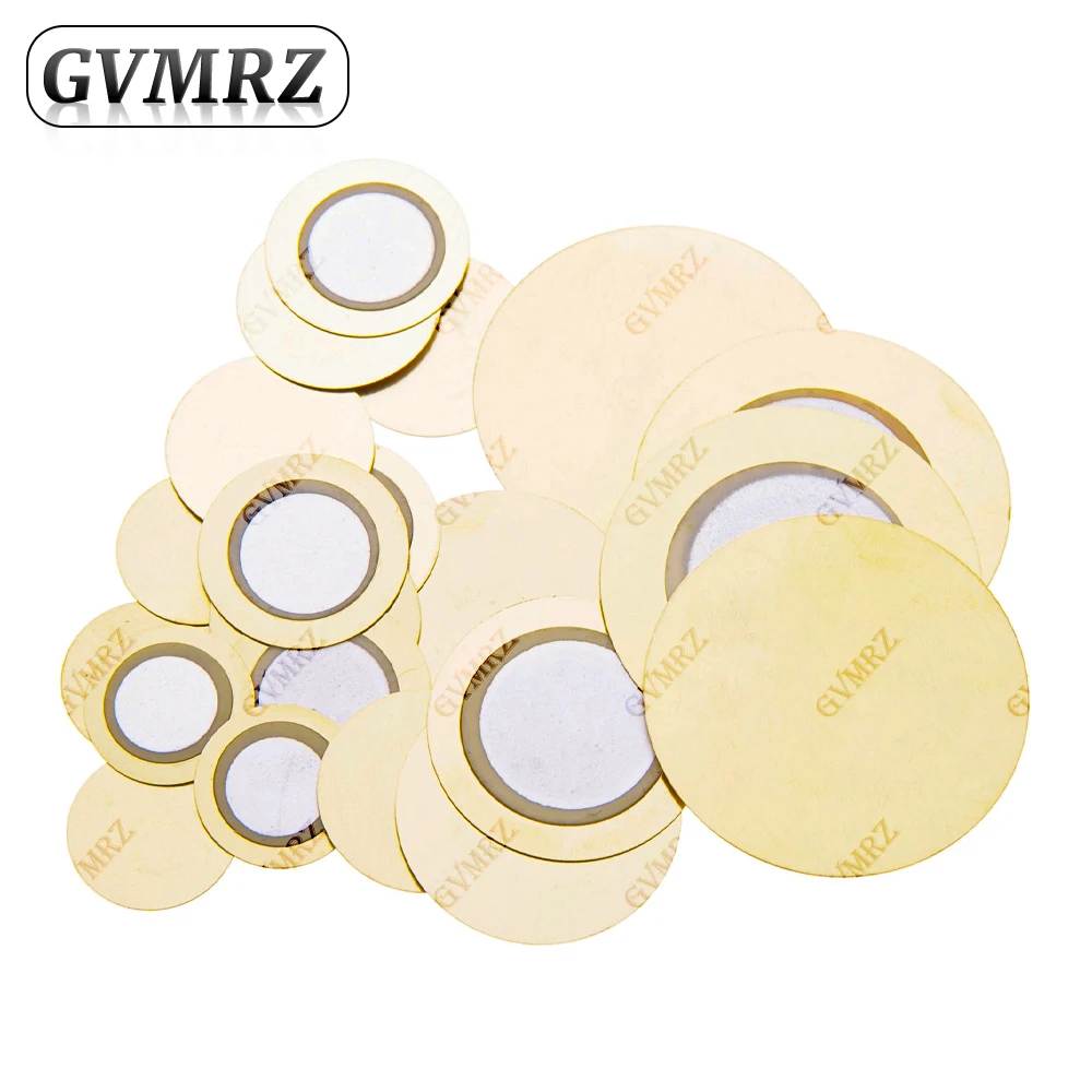 Piezo Buzzer Disc Assortment Kit - Versatile Passive Piezoelectric Elements for Repairs & DIY Electronics Projects