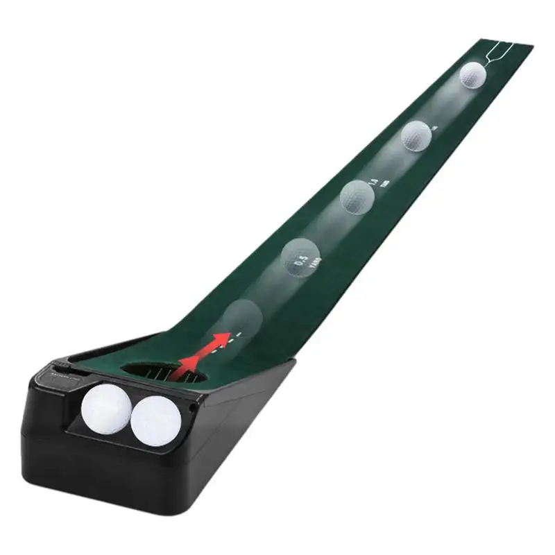 

portable Putting Green Indoor Golf Putting Mat with Electric Auto Ball Return Golf Putting Practice Training mat for Home Office