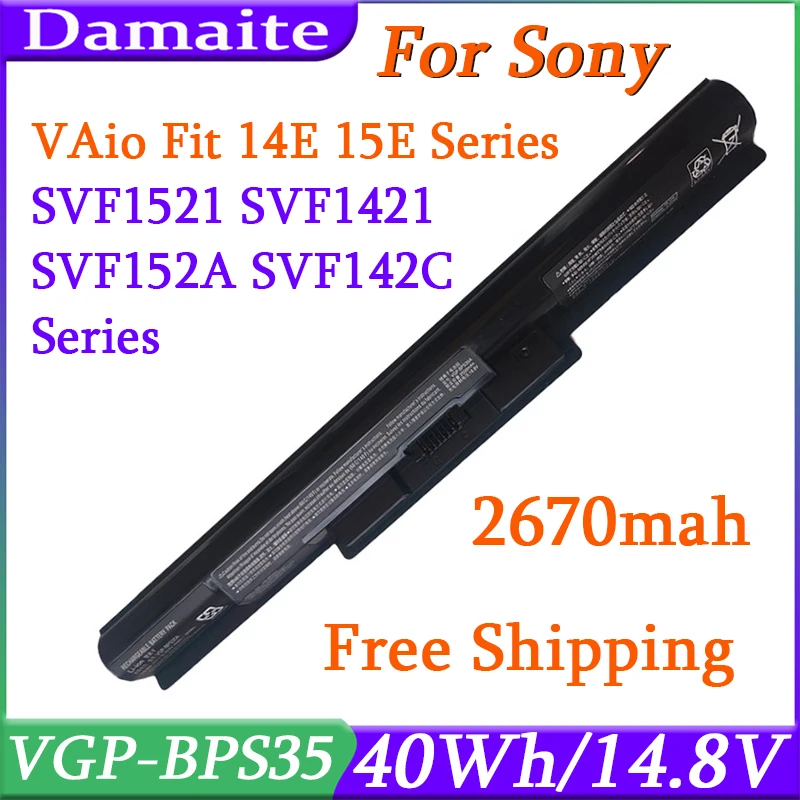 BLESYS BPS35A SVF152C29M SVF142C29M Laptop Batterij voor Sony Vaio SVF152A29M SVF15221R6E SVF1521V6EB Notebook 14,8V 2200mAh 33Wh