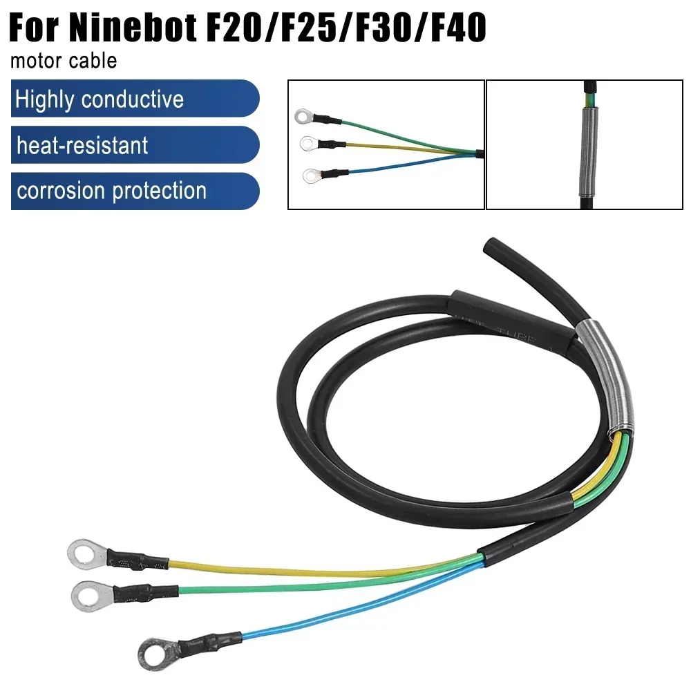 Description Picture 2 of itemMotor Cable For Ninebot F40 F30 F25 F20 Electric Scooter Power Cord Engine Cable Motor Wire Part Replacement