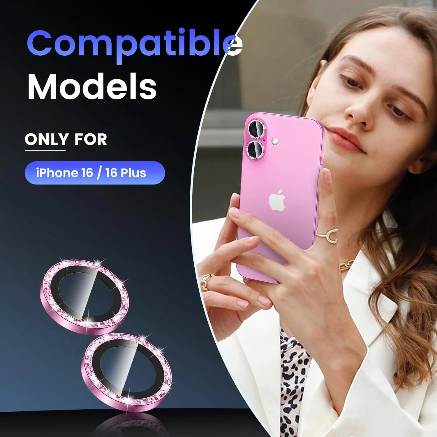 Premium Camera Lens Protector with 9H Tempered Glass - HD Clear