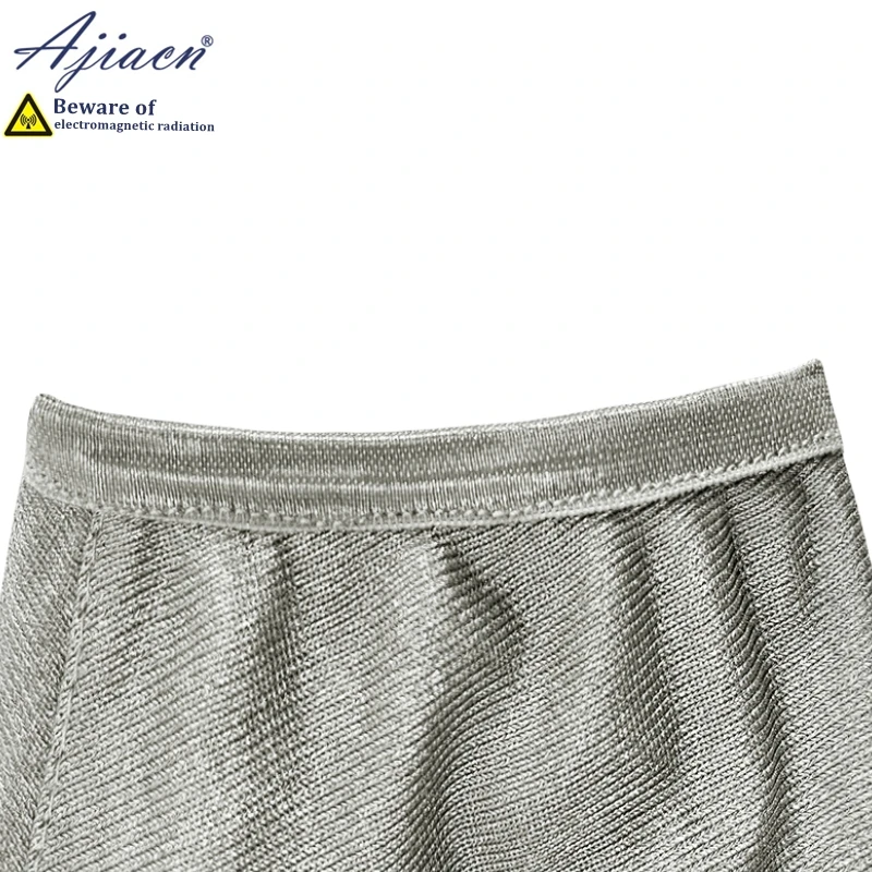 Anti-radiation 100% silver fiber knitted fabric socks comfortable breathable, durable electromagnetic radiation protective socks