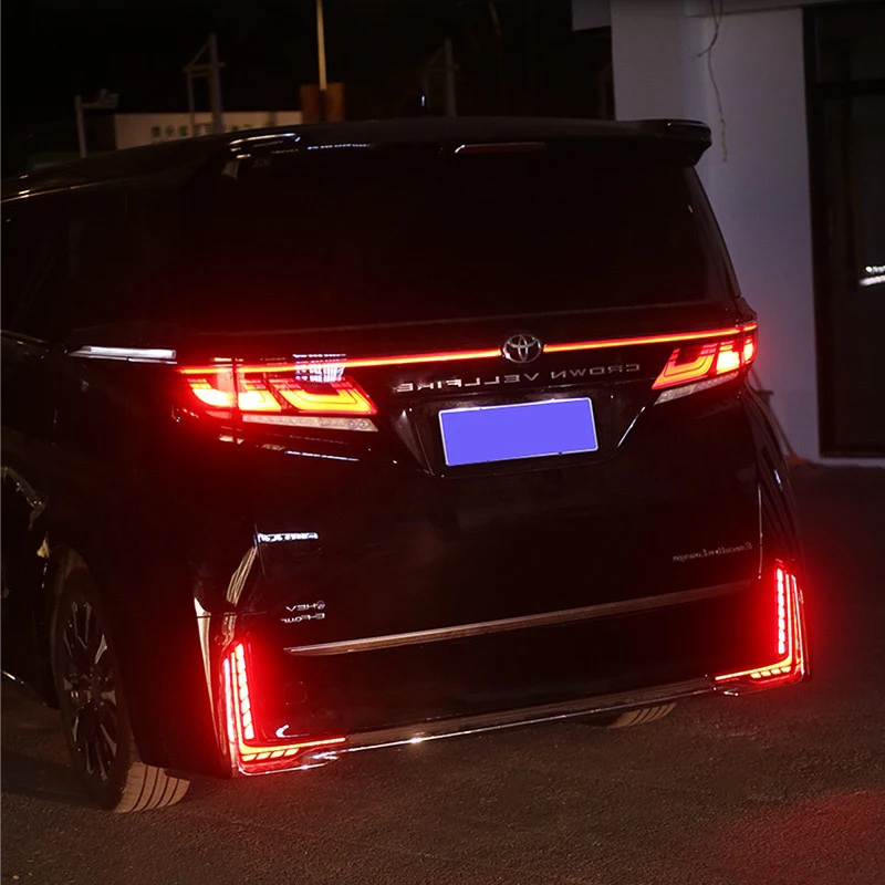 후면 범퍼 라이트 3가지 모드는 24 Toyota Alphard Vellfire용으로 업그레이드된 자동차 부품 수정에 지속적으로 사용됩니다.