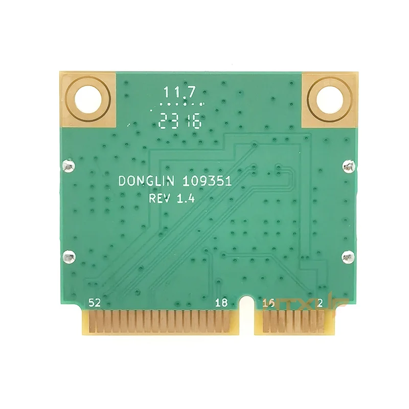 MT7922 Wifi 6E 5400Mbps 네트워크 카드 미니 pci-e 무선 어댑터 블루투스 5.2 트라이 밴드 802.11AX/AC Wi-fi for Windows 10 11