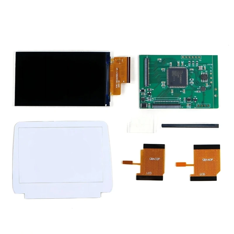 LCD Screen for V5 Consoles Replacement Backlights LCD Screen Adapters Plate Set Game Consoles Repair Set