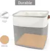 Cube Storage Bins, Collapsible Fabric Storage Box, Closet Baskets with Handles for Organizing, Shelf, Toys, Clothes 4