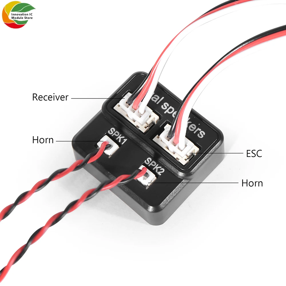 Dc 3.6-8v 원격 제어 디젤 엔진 시뮬레이션 5w 스피커 원격 제어 차량, 트럭, 굴삭기에 적합