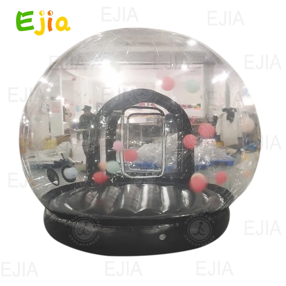 

Black /White Inflatable Bubble House With Bouncy Jumping Balloons Bubble House With Air Blower 10ft-3m Dia Party Bubble Tent