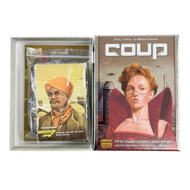 1 Box Coup | Card Game Coup Reformation 1 | 2nd Edition Expansion Holding Resistance Mission Board Game Deck 2