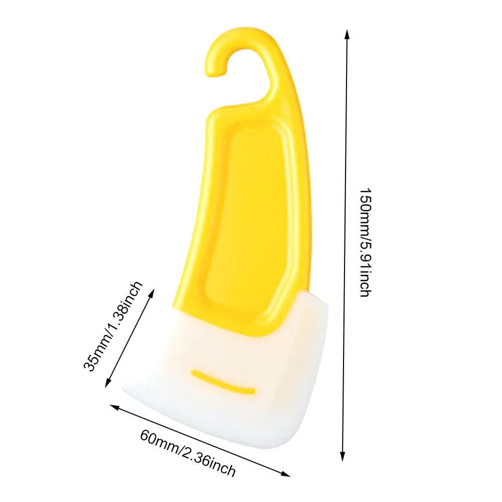 Kitchen scraper cleaning silicone spatula oil stain removal soft blade scraper cake baking pastry gadgets pan pot cleaner 1/5Pcs