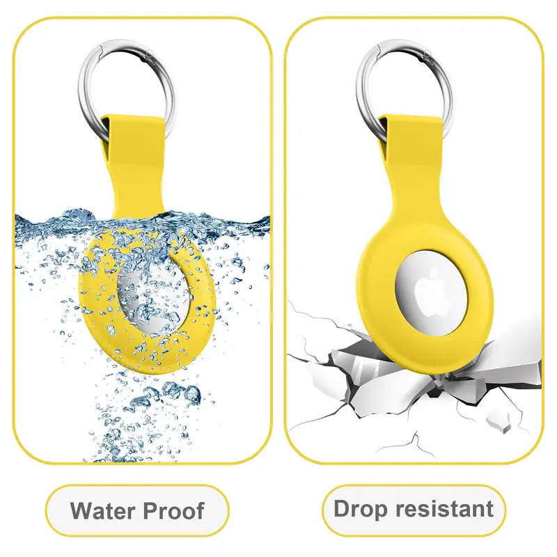 Silicone Case for Apple Airtags Cover Protective Shell Tracker Accessories Anti-scratch Sleeve Keychain For Apple Air tag Case - Image 3