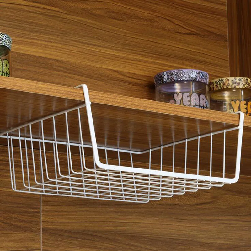 1pc Cabinet Under Shelf Basket For Kitchen, Dormitory, Desk Storage