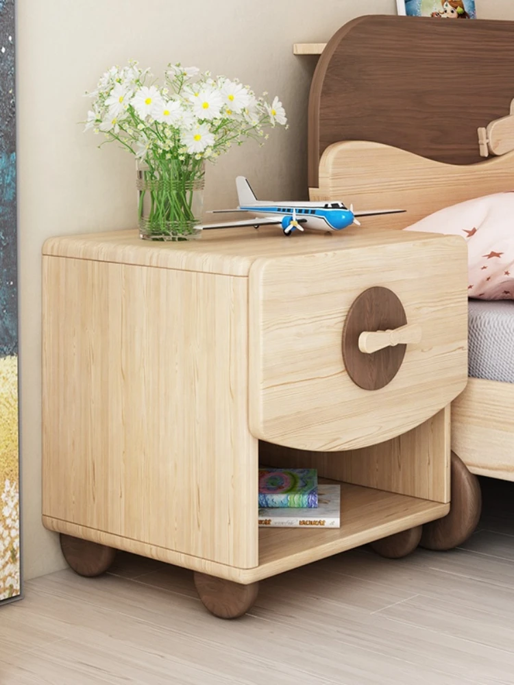 *Home Kids Furniture Cartoon Design Wooden Storage Open Drawer Children Locker Kid Cabinet