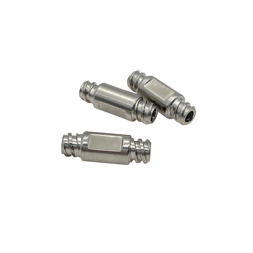Stainless steel Syringe Connector 3pcs adapter Luer Lock Beauty Tools Liposuction Accessory Instruments