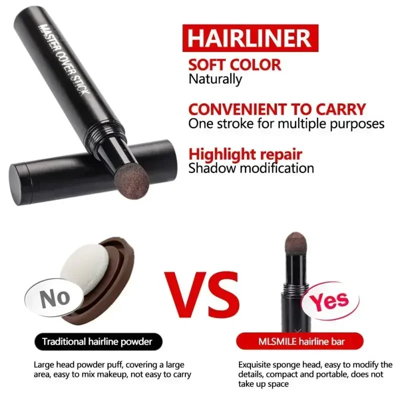 6 Colors Hairline Concealer Pen Waterproof Eyebrow Dye Pencil Beard Foundation Hair Line Cover-for Hairline, Eyebrows & Beard hairline concealer pen