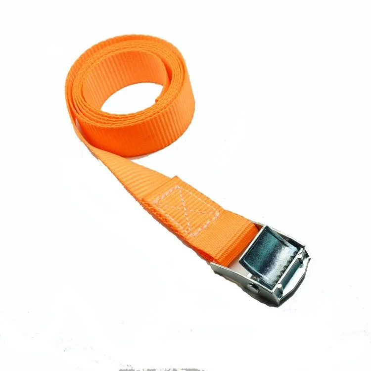 25mmx3m Snap strap black Metal crimp cargo strap Luggage rack strap