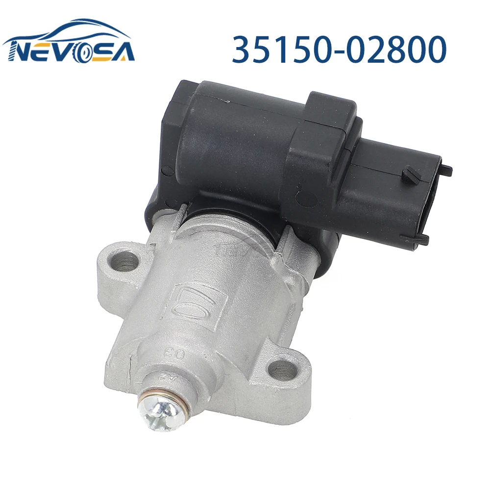 IAC Valve Connector Pneumatic Air Valve NEVOSA Idle Air Control Valve IACV Hyundai MATRIX I10 2008-Kia Picanto 2007-2010 Series 35150-02800 3515002800 9520930007