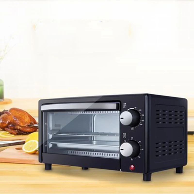 Electric Oven Multifunctional Household Electric Pizza Bread Baking Toaster Barbecue Oven with Timing Temperature Adjustment