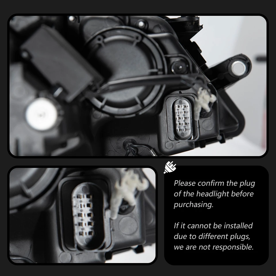 AKD Head Lamp for VW Jetta Sagitar MK6 LED Headlight 2011-2018 Headlights MK6 DRL Turn Signal High Beam Angel Eye Projector